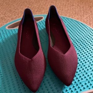 Size 5.5 Deep Purple Rothy’s The Point Flat